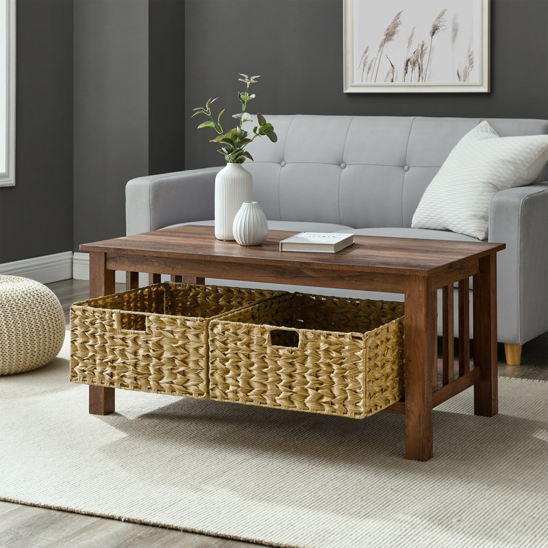 Knepp Coffee Table, Rustic Oak