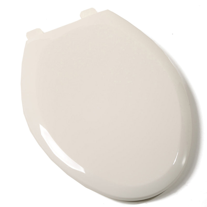 Elongated Toilet Seat and Lid, Linen/Biscuit