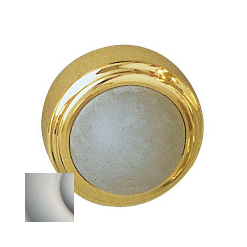 1.75" Concave Wall/Handle Bumper, Satin Nickel