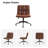 Cambrynn Leather Swivel Tilting Task Office Chair-1568712270