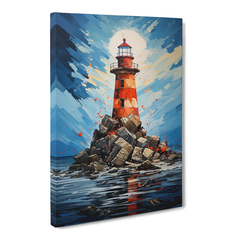 Lighthouse Contemporary No.2 - No Frame Print, 50cm H x 35cm W x 3cm D