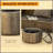 Rectangular Steel Propane Fire Pit Table 40000 BTU For Outdoor Patio Garden Backyard