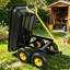 Wagon de jardin avec pneus