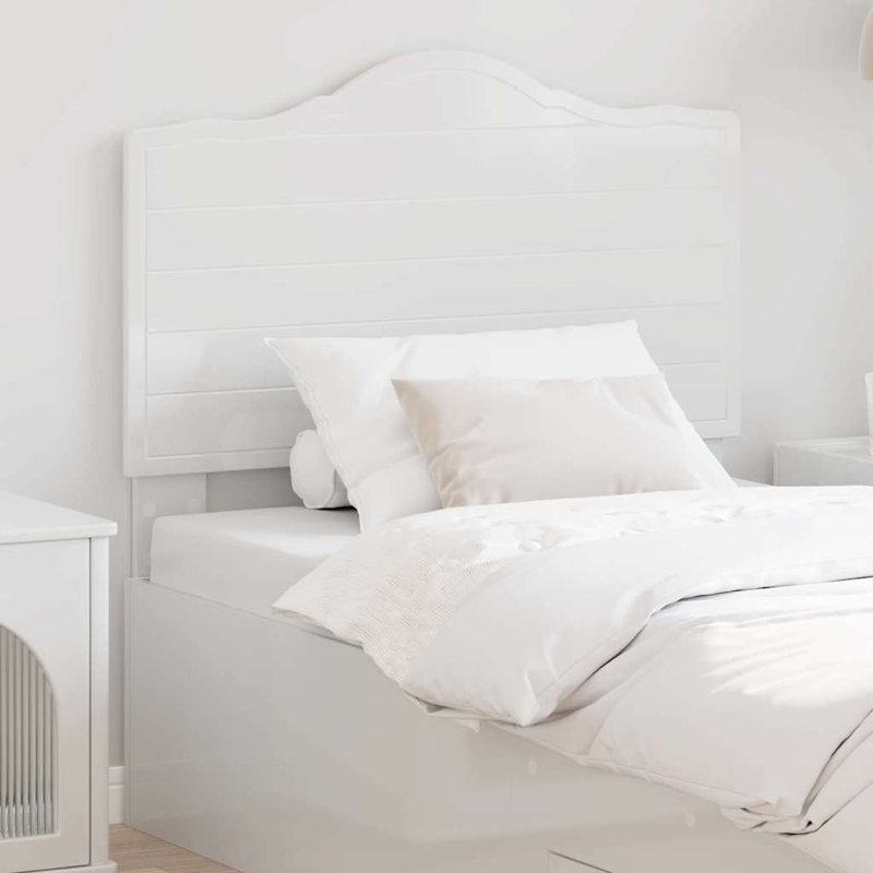 Headboard, Gloss White, European Toddler (80 x 160 cm)