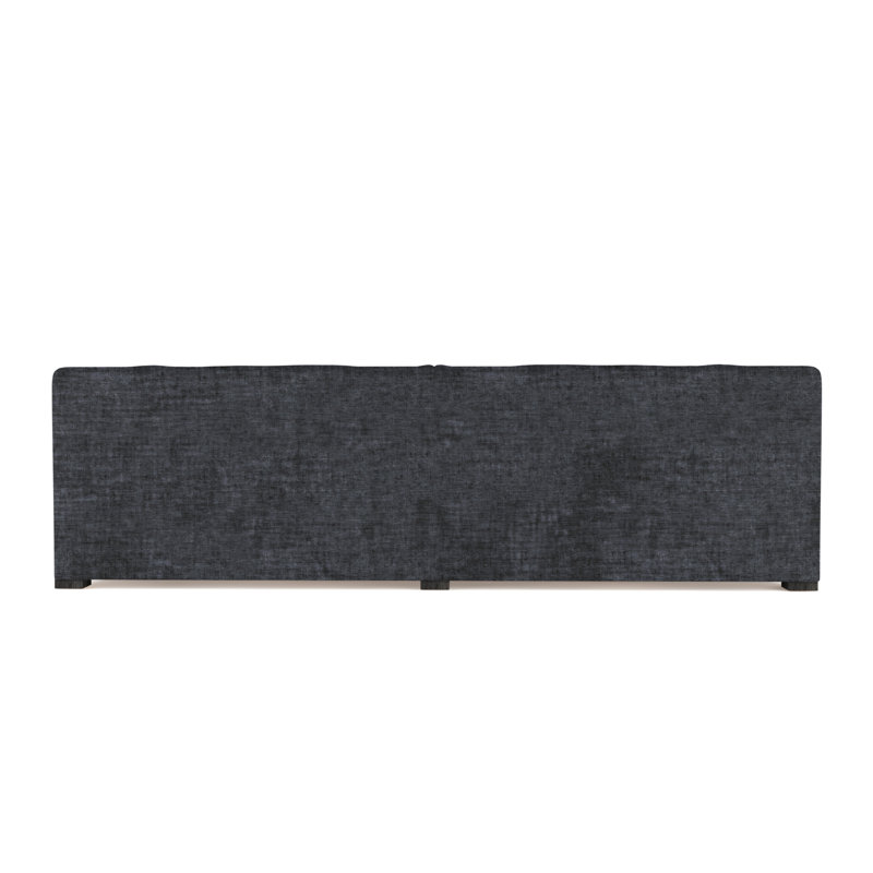 Canapé Crosby, H 32,5 po x l 120 po x P 38 po, Patiné, Velours écrasé graphite