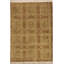 Wool Plaid Area Rug in Brown