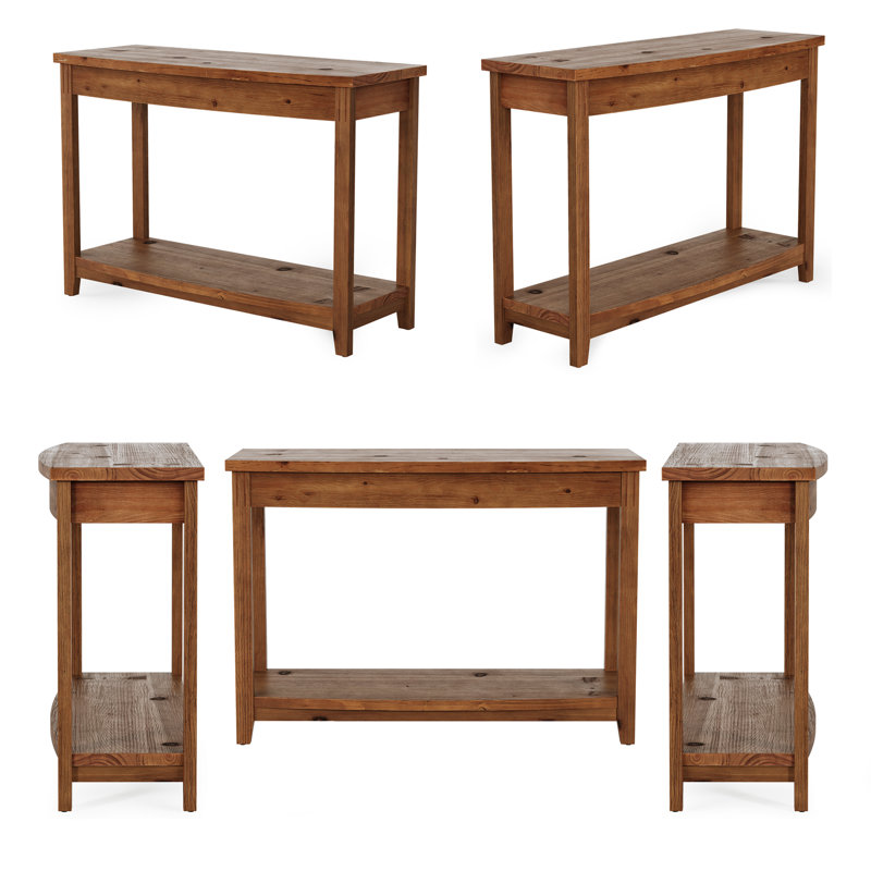 104.9cm Solid Wood Console Table, Brown