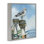 Mouette sur la jetée avec bouée, estampe numérique, conception de Susan Winget