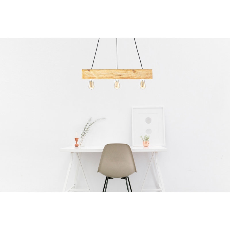 Kepler 3 - Light Kitchen Island Pendant, Natural