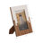 Rustic Resin & Wood Picture Frame with Glass Panel - Decorative Polyresin & MDF Photo Display-1682709476