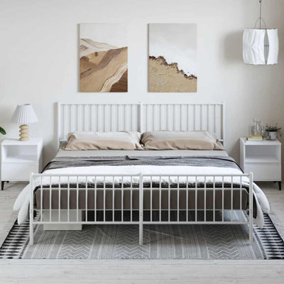 Metal Bed Frame, Heavy-Duty, No Mattress