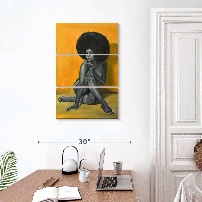 Leisha Black Essence I, 32" H x 20" W