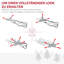 HOMCOM Pencil Slim Artificial Christmas Tree with Study Stand Tips Green-35241483