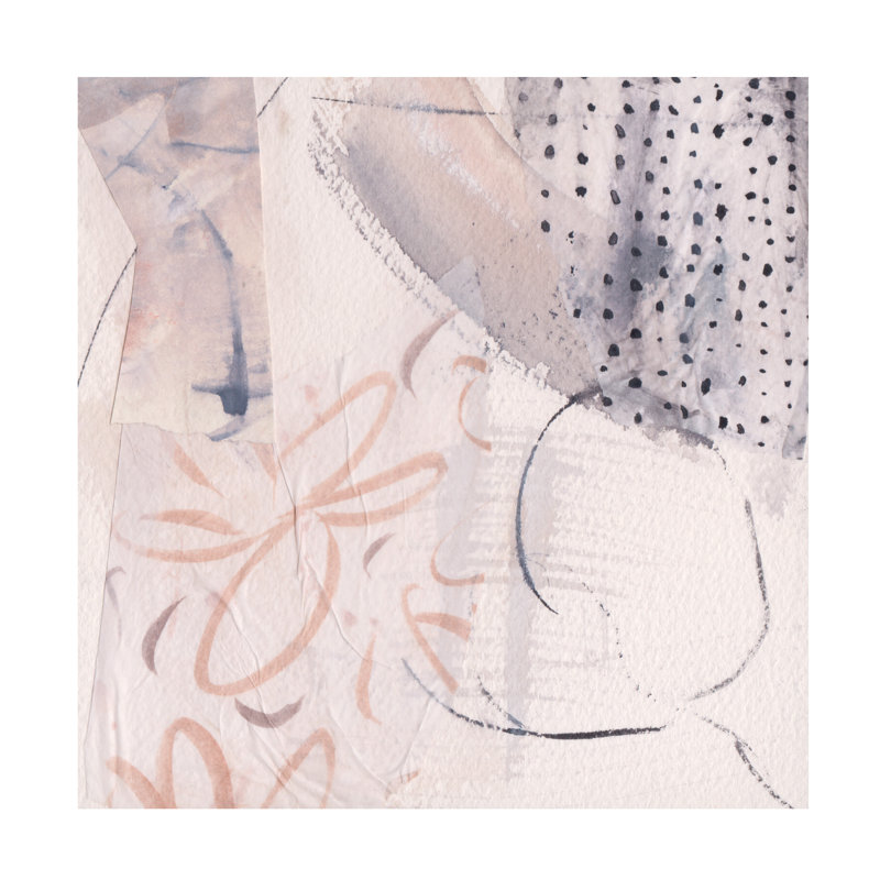 «Mirage De Fleur II» sur, H 14 po x l 14 po