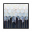 « doux blue hexagones » par elisabeth fredriksson-print-49715570-49715572