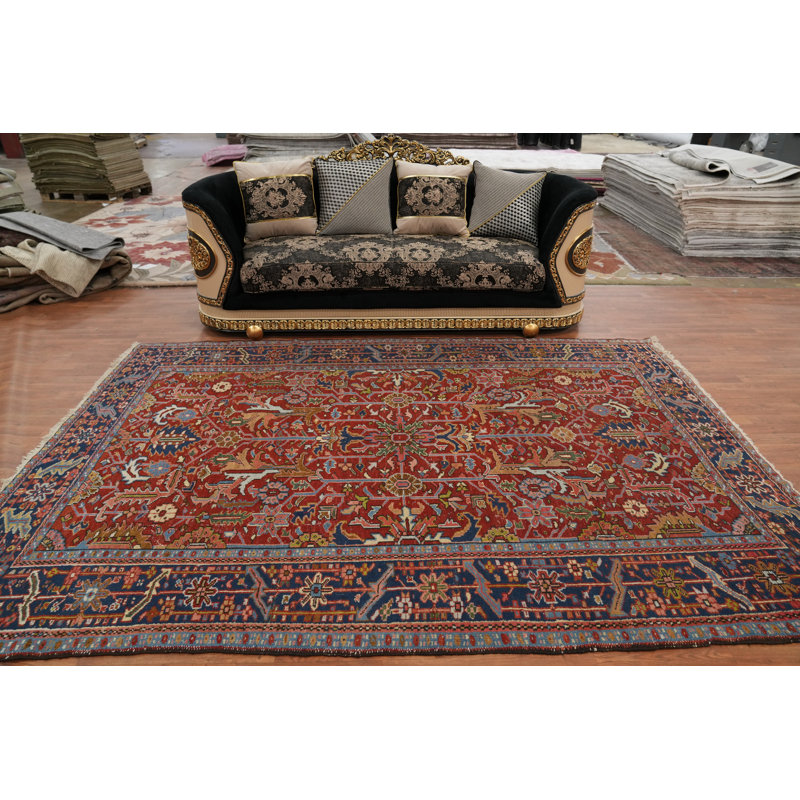 Tapis traditionnel à teinture végétale 7 x 10