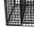 Nesting Storage Baskets,  Set of 4 Bins, Black Mesh Metal