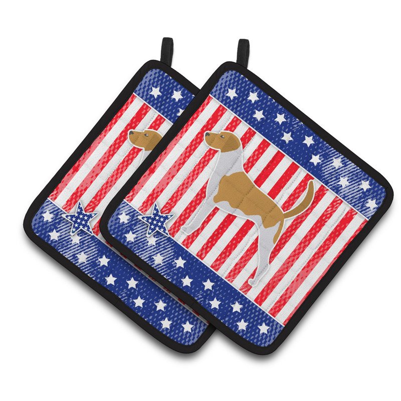 Trinx Patriotic Polyester Potholder