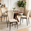 Modern Suede Upholstered Parsons Chair, Armless Dining Chair for Restaurant, Kitchen, Conference Room-207233925