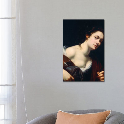 St. Catherine 1 Piece Wrapped Canvas Painting
