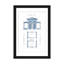 « jardin structures iii », impression sur toile-72130413-72130414