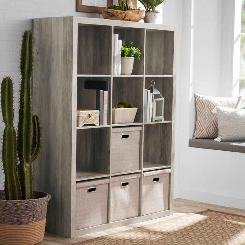Whately Bookcase, Rustic Gray