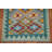 Geometric Kilim Reversible Wool Runner Rug 3x9