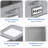 Hat Organizer For Baseball Caps - 2PCS Stackable Storage With Clear Window Lid, Flip-Top Access, Space-Saving Hat Box For Closet, Breathable Fabric (Grey)