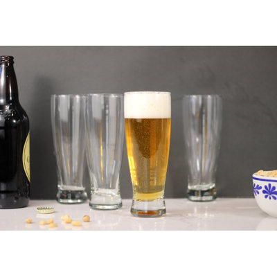 Vaso Cervecero Pilsner 16oz Beer Glass (set Of 4)
