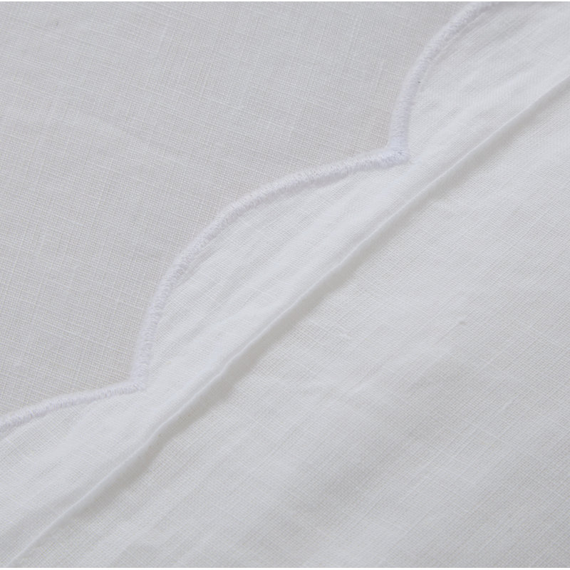 Kelly Linen Sham, White, King