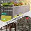 Resin Planter Box With Wheels-1063915928