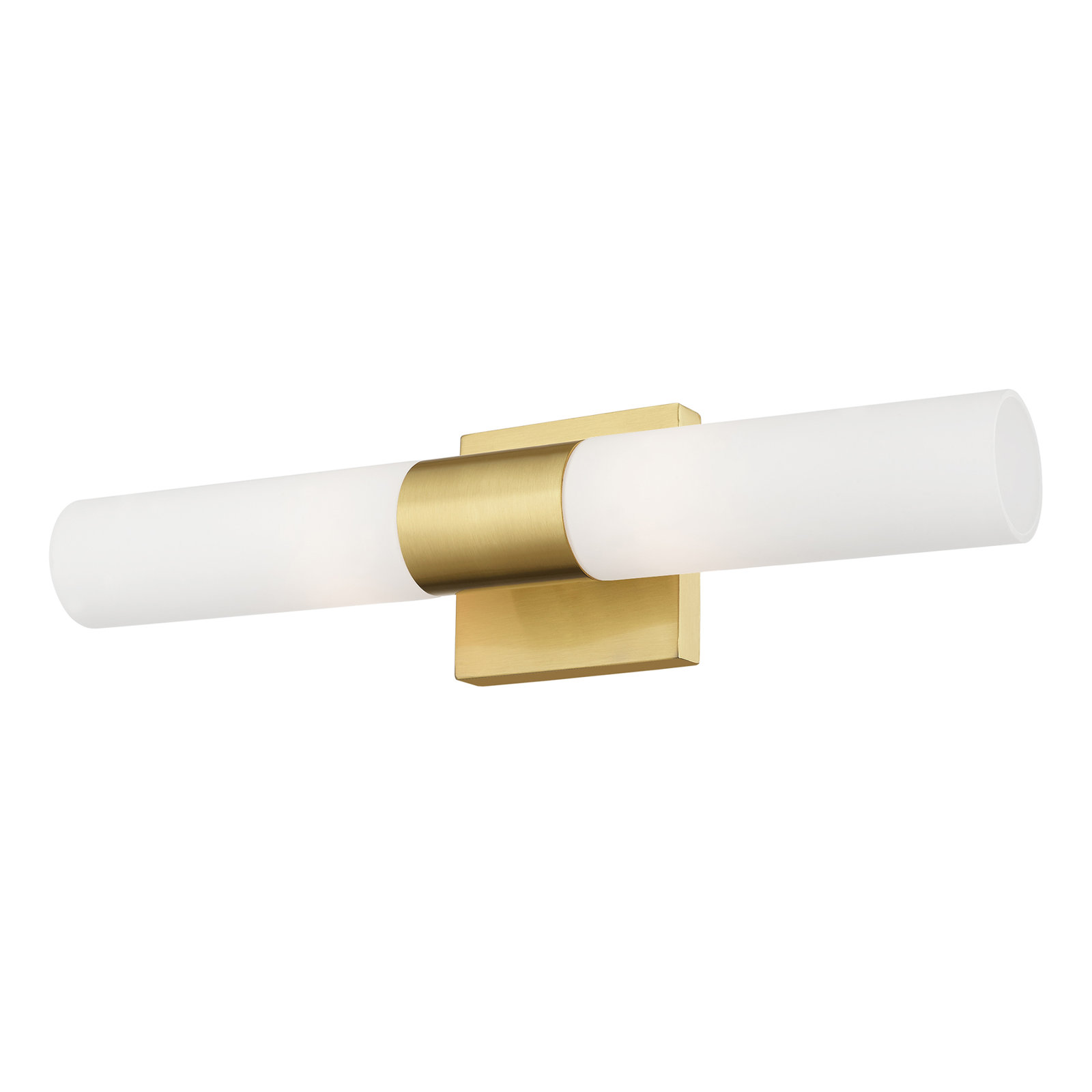 Cailum 2-Light Dimmable Vanity Light, Satin Brass