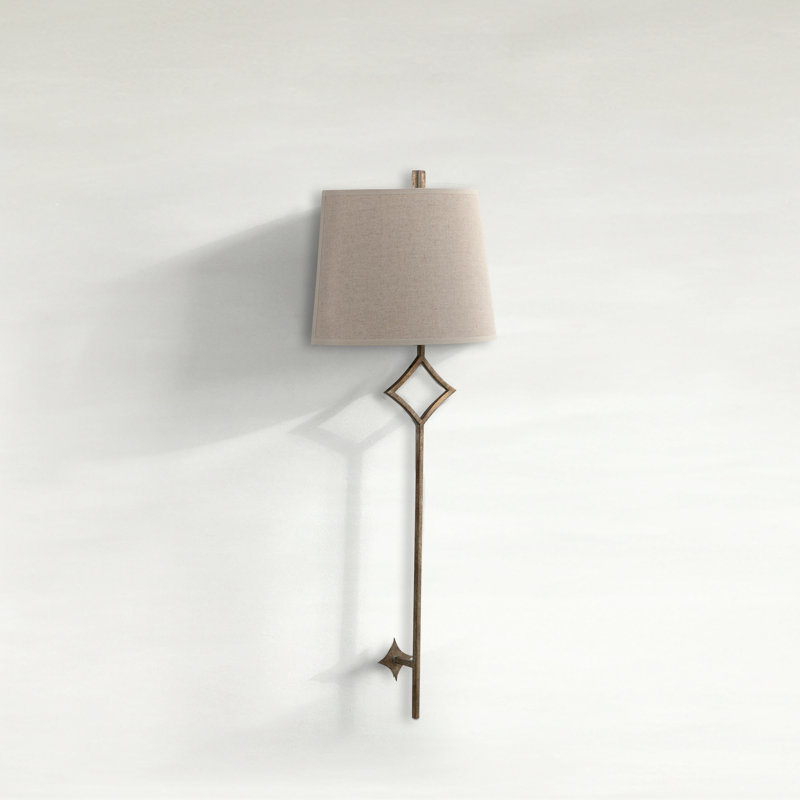 Theresa 1 - Light Dimmable Wallchiere, Champagne Silver
