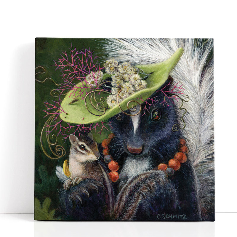 The Hat fabricant - reproduction d'art sur toile, H 12 po x l 12 po
