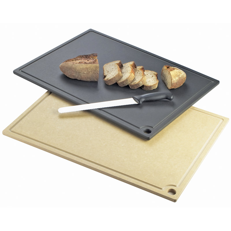 Cutting Board, Black, 0.5" H x 20" W x 15" D