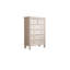 Commode d'appoint moderne en bois massif avec rangement en bois massif
