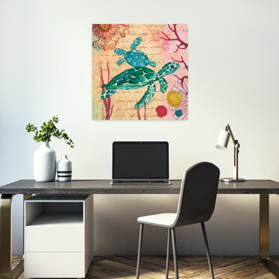 Art côtier tropical iv sous-marin avec animaux