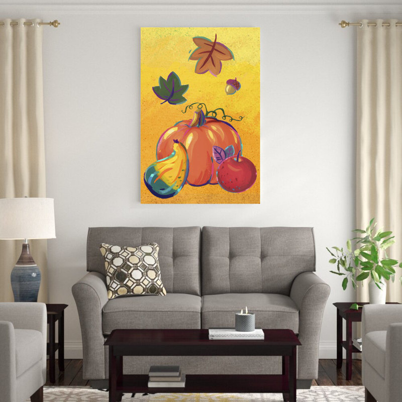 «Graphic Cornucopia I» par Viv Eisner, reproduction d'art sur toile tendue, H 48 po x l 32 po