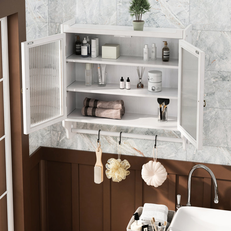 Armoire 24,8 po Vintage Glass