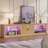 Kruszewski 80" W LED Manufactured Wood TV Stand-128757590
