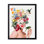 Femme et fleurs n ° 1