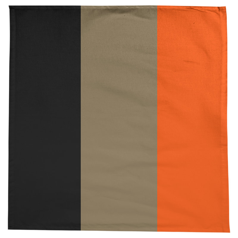 Nappe Basketball, Noir / doré métallique / orange