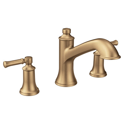 Moen Dartmoor 8 In. Widespread 2-Handle Roman Tub Bathroom Faucet, Valve Sold Separately
