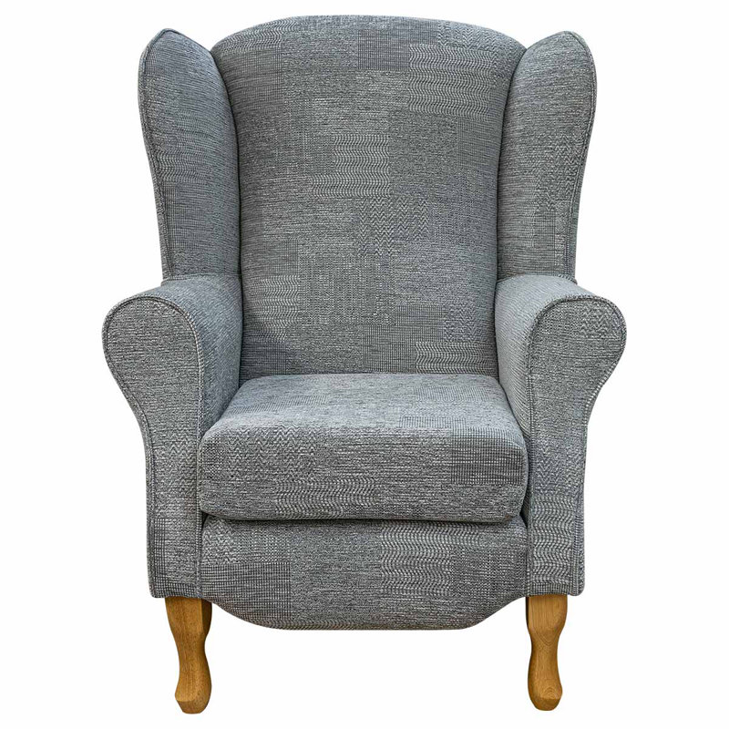 81cm Wide Tufted Wingback Chair