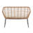 4-Piece Conversation Set In Tan And Cream-1786549696