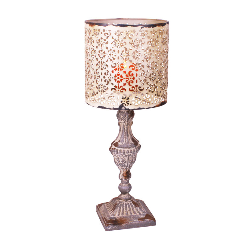 Nostalgia 19.5'' H Metal Tabletop Candlestick