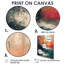 Impression d'art mural blanc, voilier sauvage, vagues rétro, plage et océan-362570478-362570479