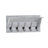 Nariaki Wall Mounted Solid Pine Wood Storage Rack with Upper Shelf and 5 Hanging Hooks-2027361637