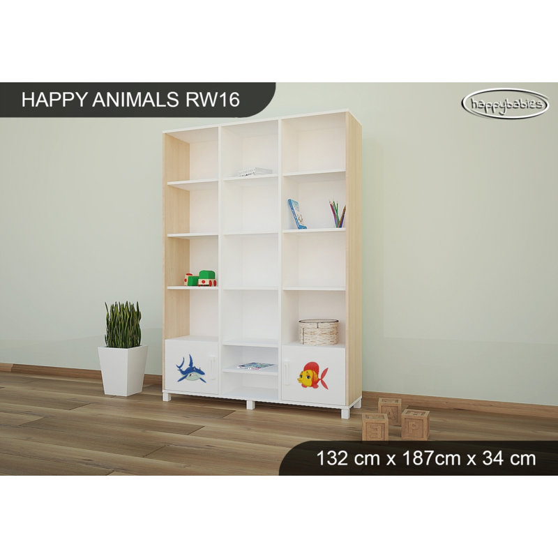 187cm H X 132cm W Kids Bookcase, Light Pear