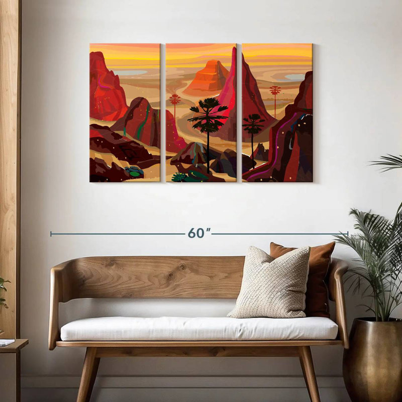 Paysage Alvord, H 28 po x l 45 po
